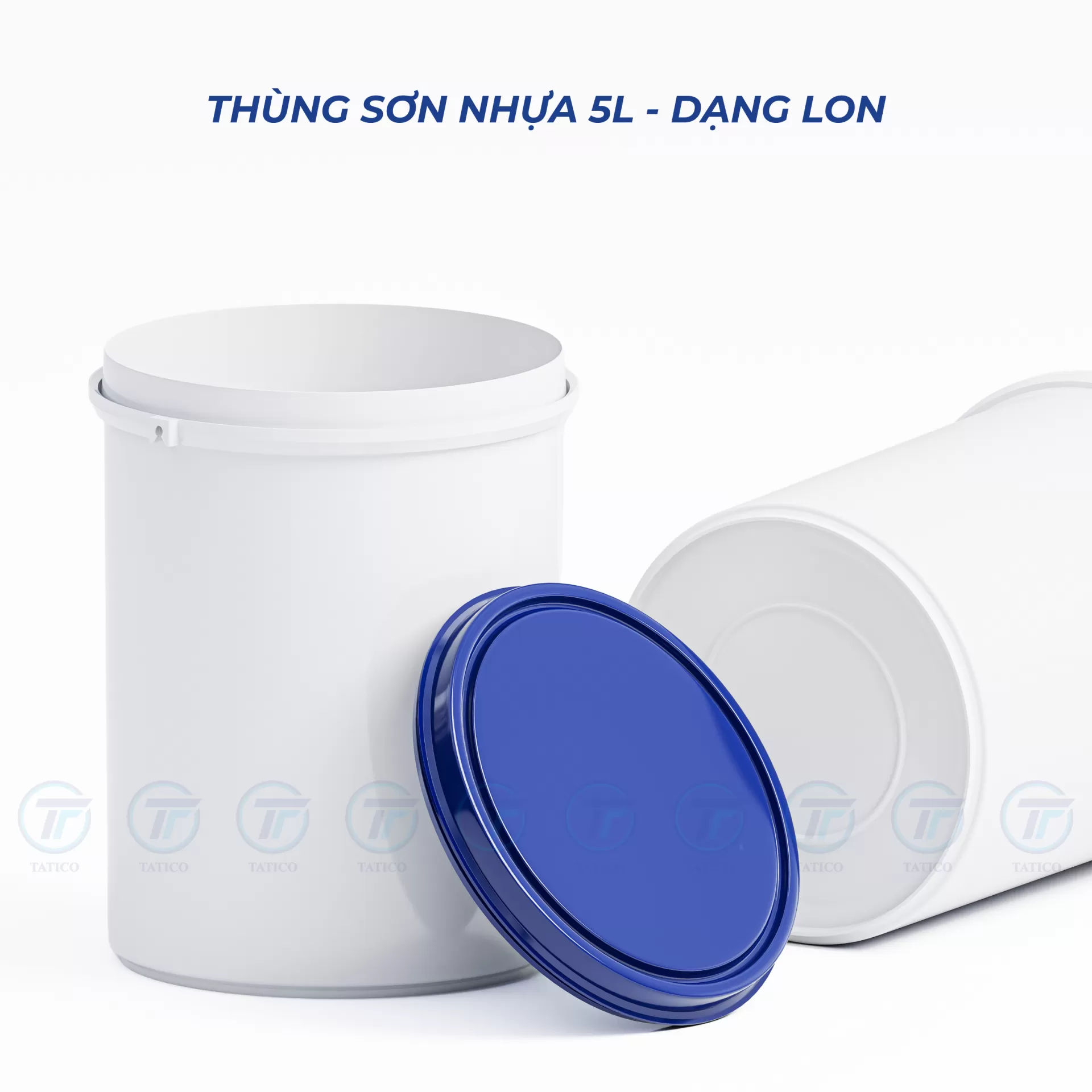 Vỏ thùng sơn nhựa 5L
